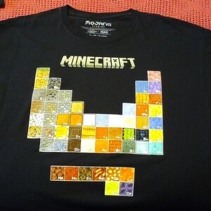Men's Minecraft Elements T-shirt XL